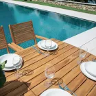 طاولة قابلة للتمديد حتى 240 سم للحديقة مصنوعة من خشب الأكاسيا - سيرينو Viadurini