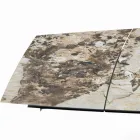 طاولة قابلة للتمديد على شكل برميل مع ملحقات مدمجة، صنع في إيطاليا - جروتا Viadurini