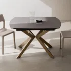 طاولة برميل قابلة للتمديد من ألواح HPL متعددة الطبقات بتشطيبات مختلفة - Incontro Viadurini