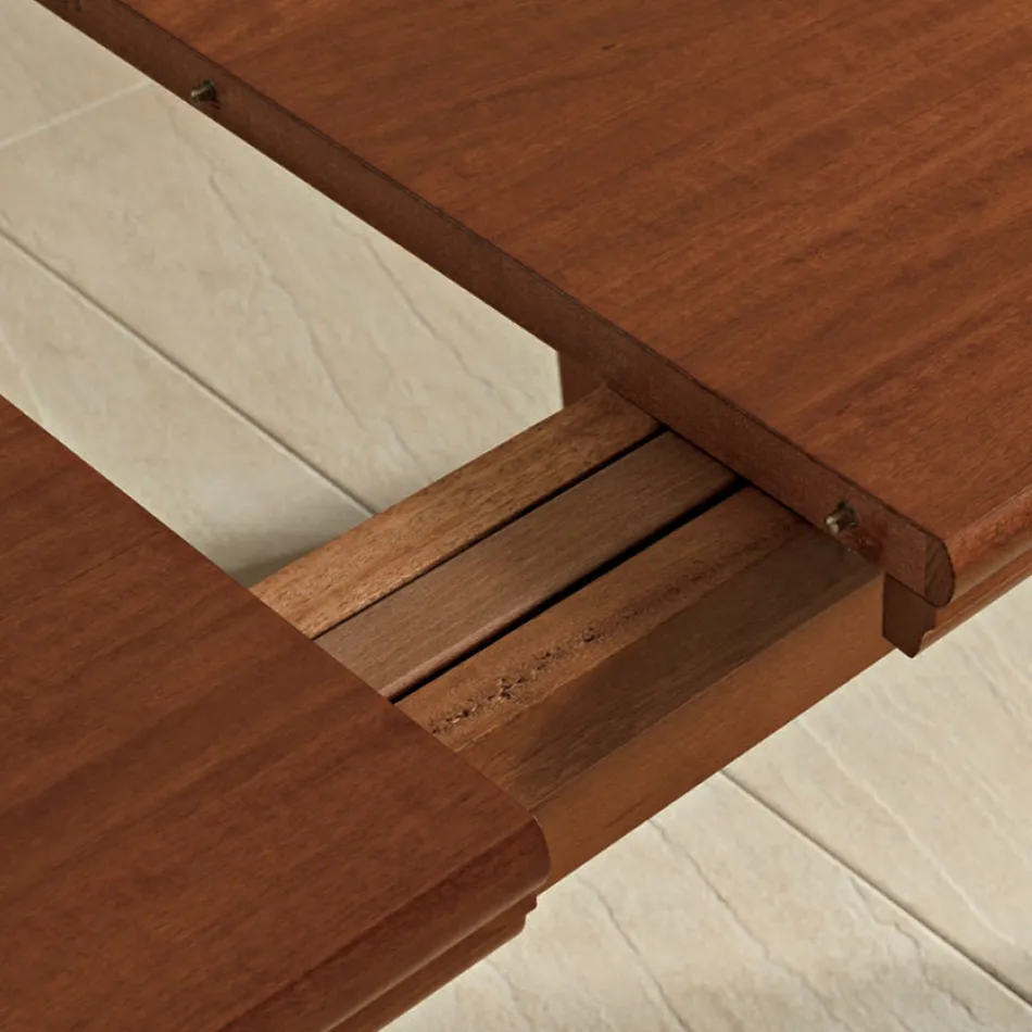 طاولة طعام خشبية بتصميم 14 مقعدًا حتى 380 سم - مارزينا Viadurini