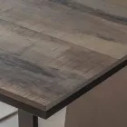 طاولة طعام قابلة للتمديد من الخشب والمعدن حتى 280 سم - جالوتو Viadurini
