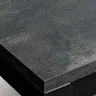 طاولة معيشة قابلة للتمديد بسطح من الميلامين وأرجل معدنية - شايلا Viadurini