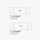 طاولة معيشة قابلة للتمديد مصنوعة من المعدن والسيراميك الزجاجي، صنع في إيطاليا - ميلوسو Viadurini