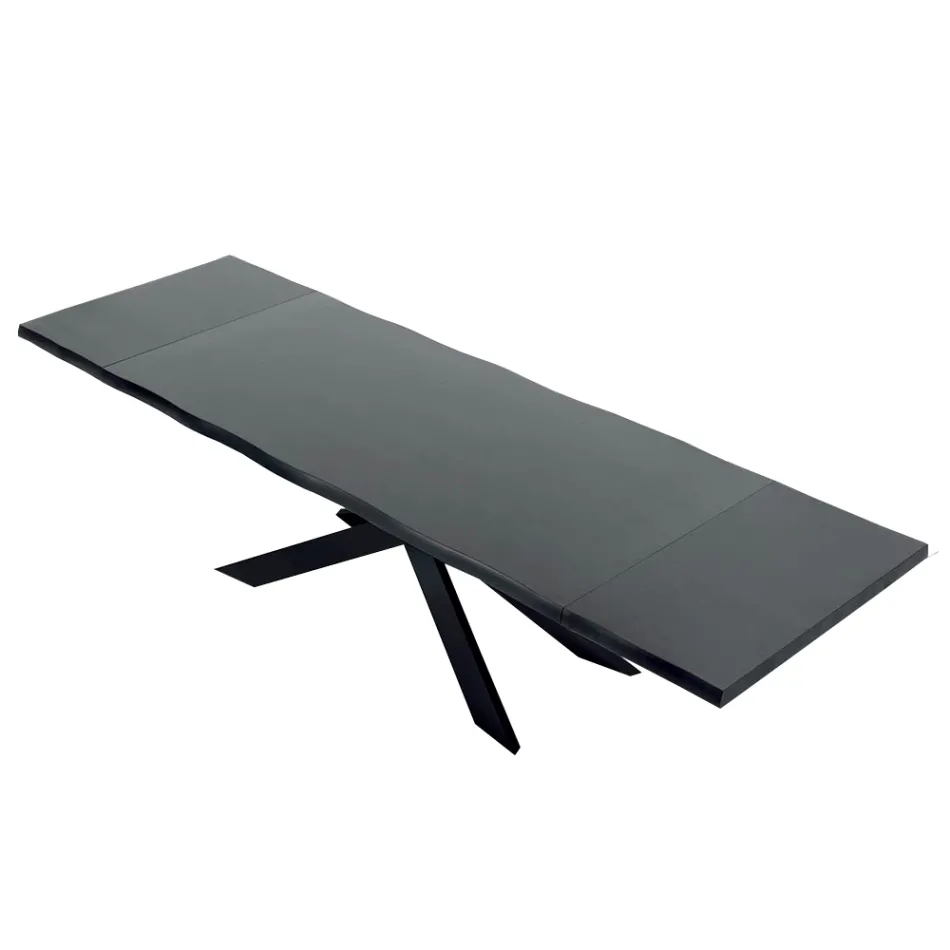 طاولة قابلة للتمديد حتى 14 مقعدًا من الخشب المقشر، صنع في إيطاليا - جروتا Viadurini