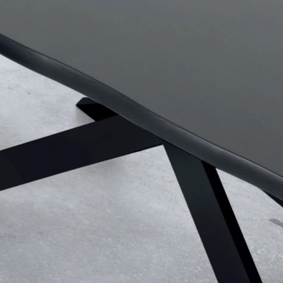 طاولة قابلة للتمديد حتى 14 مقعدًا من الخشب المقشر، صنع في إيطاليا - جروتا Viadurini