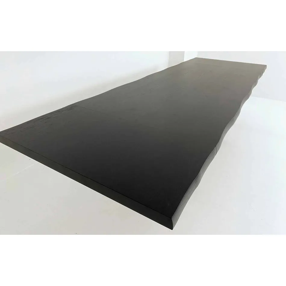 طاولة قابلة للتمديد حتى 300 سم مصنوعة من الخشب الإيطالي المقشر - إيزيلينو Viadurini