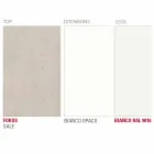 طاولة قابلة للتمديد حتى 238 سم من الصفائح المعدنية والخشبية، صنع في إيطاليا - ريميجيو Viadurini