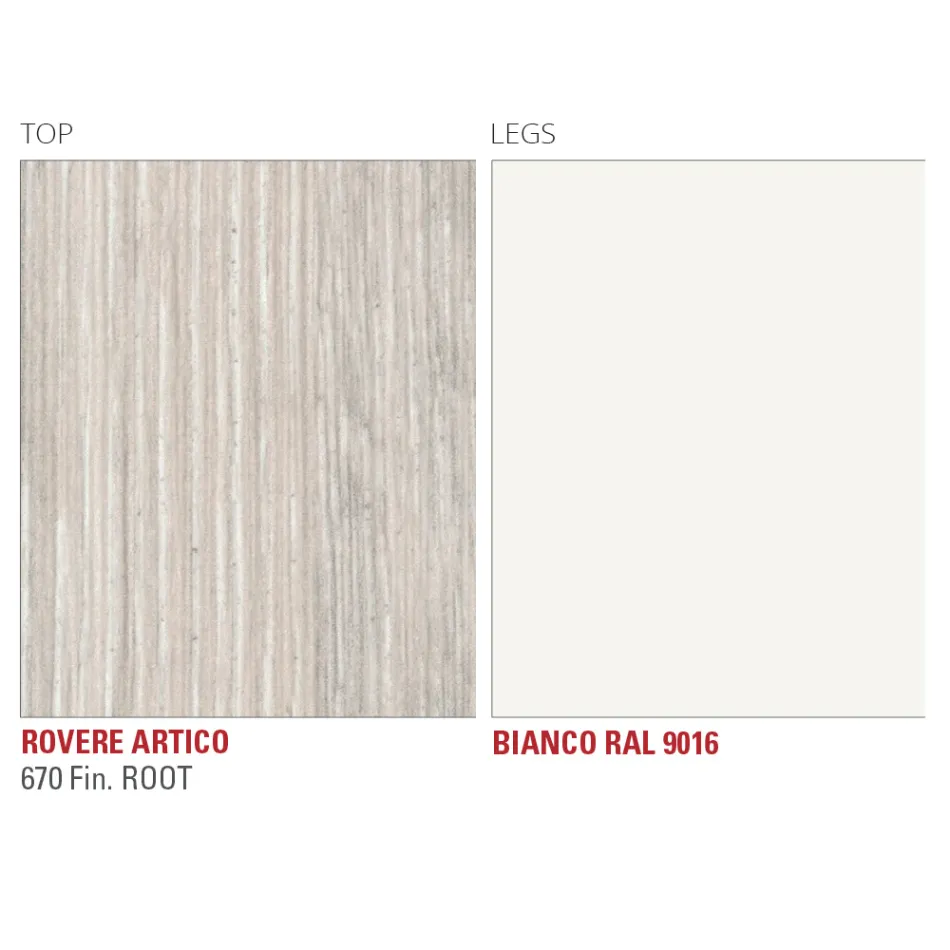 طاولة قابلة للتمديد حتى 240 سم مع سطح HPL صنع في إيطاليا - رائعة Viadurini