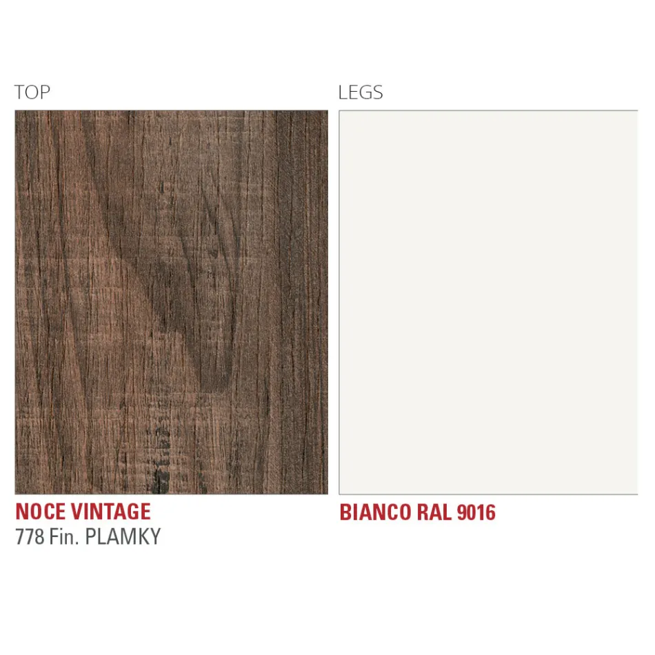 طاولة قابلة للتمديد حتى 240 سم مع سطح HPL صنع في إيطاليا - رائعة Viadurini