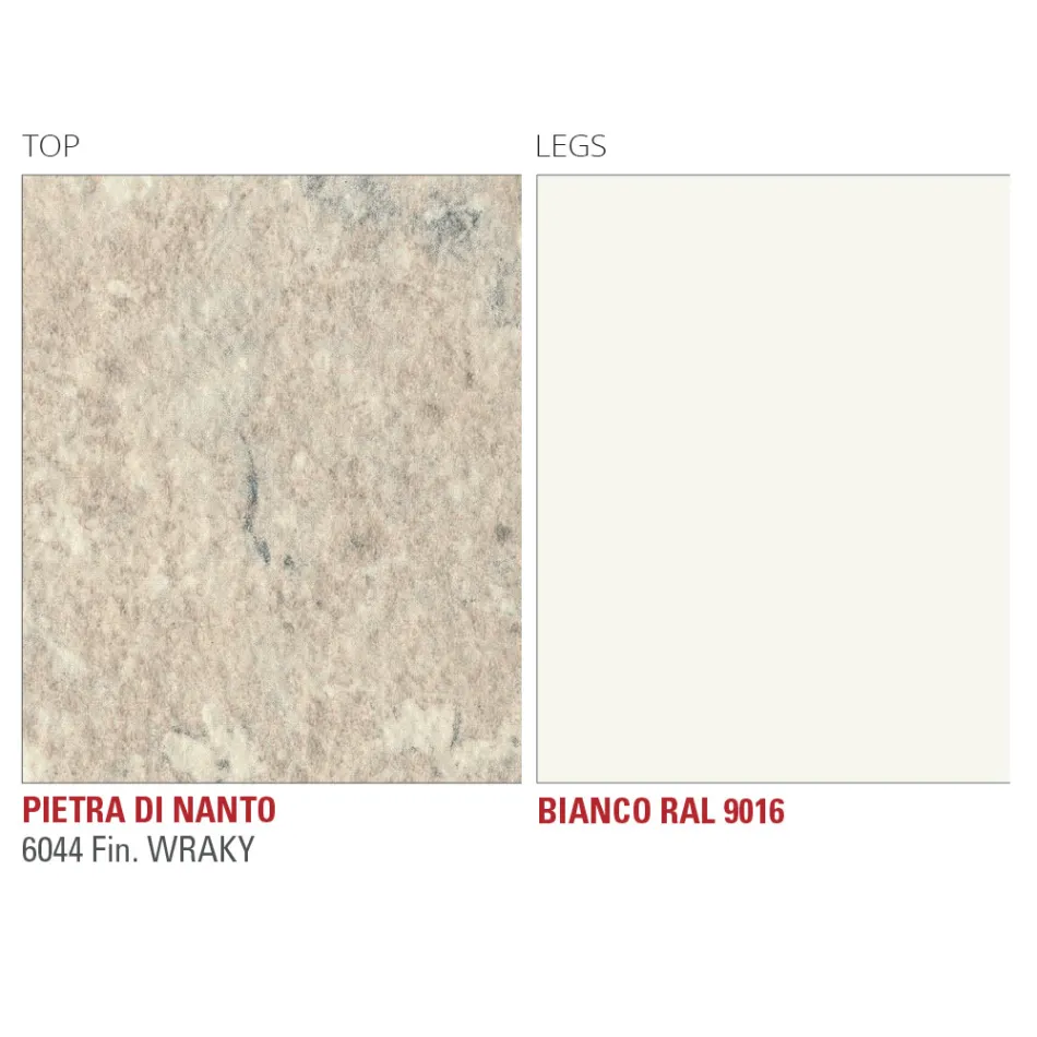 طاولة قابلة للتمديد حتى 240 سم مع سطح HPL صنع في إيطاليا - رائعة Viadurini