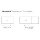 طاولة قابلة للتمديد حتى 240 سم من الخشب المصقول، صنع في إيطاليا - أدريان Viadurini