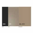 طاولة قابلة للتمديد حتى 250 سم مع سطح زجاجي صنع في إيطاليا - بيتاجورا Viadurini