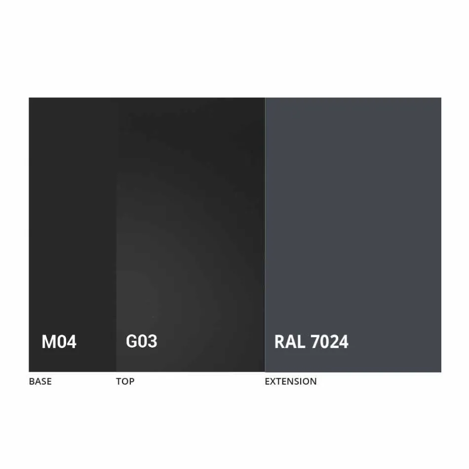 طاولة قابلة للتمديد حتى 250 سم مع سطح زجاجي صنع في إيطاليا - بيتاجورا Viadurini