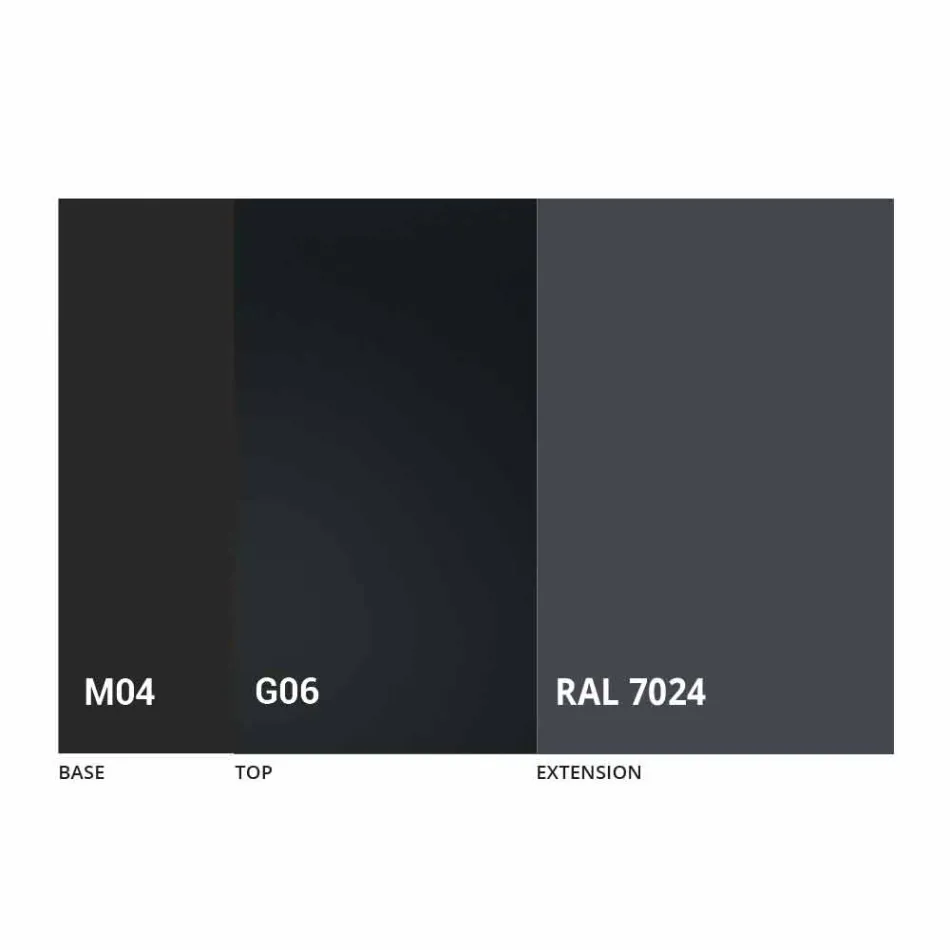 طاولة قابلة للتمديد حتى 250 سم مع سطح زجاجي صنع في إيطاليا - بيتاجورا Viadurini