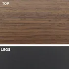 طاولة قابلة للتمديد حتى 300 سم مع سطح خشبي، صنع في إيطاليا - جروتا Viadurini