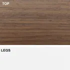 طاولة قابلة للتمديد حتى 300 سم مع سطح خشبي، صنع في إيطاليا - جروتا Viadurini