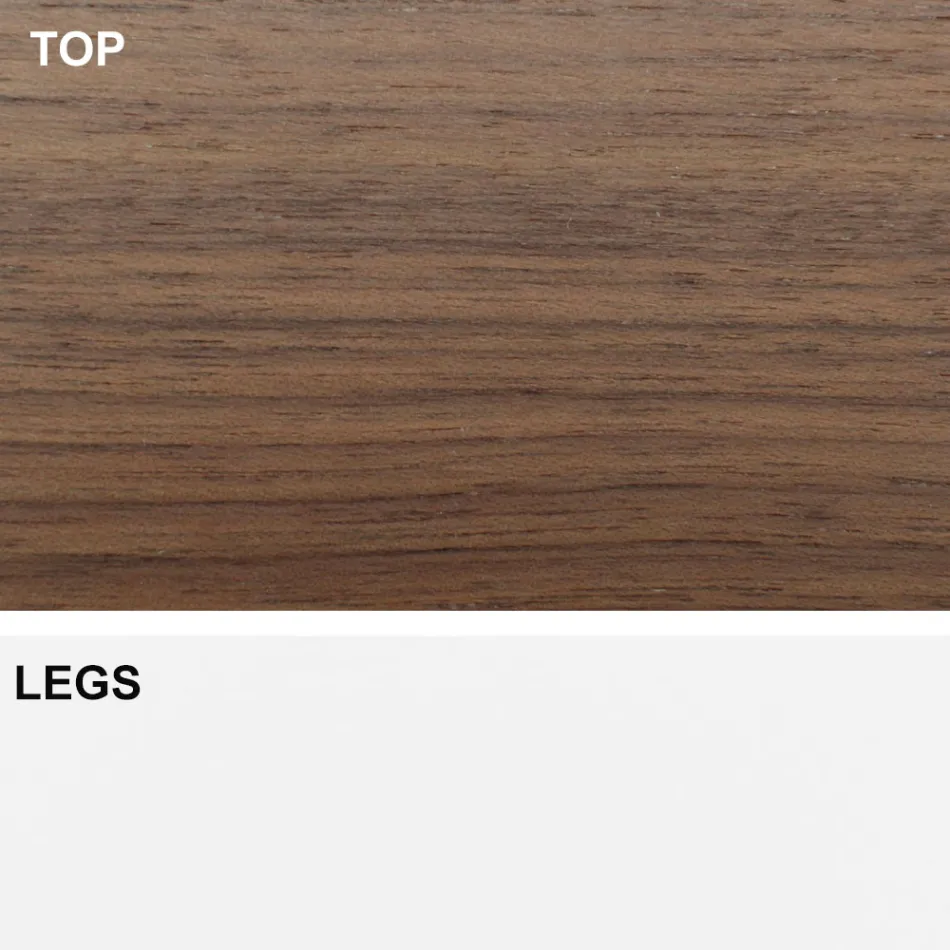 طاولة قابلة للتمديد حتى 300 سم مع سطح خشبي، صنع في إيطاليا - جروتا Viadurini