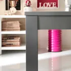 طاولة قابلة للتمديد من خشب الزان صنع في إيطاليا تيتو Viadurini