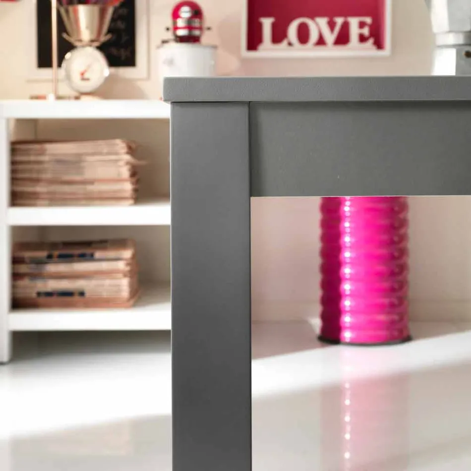 طاولة قابلة للتمديد من خشب الزان صنع في إيطاليا تيتو Viadurini