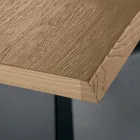 طاولة جانبية قابلة للتمديد من خشب البلوط، صنع في إيطاليا - زيربا Viadurini