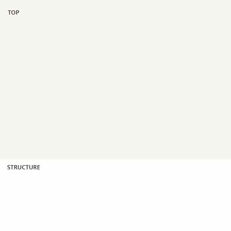 طاولة من البولي إيثيلين العالي الجودة مع سطح دائري من Hpl، صنع في إيطاليا - تينوتشيا Viadurini