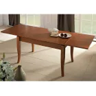 طاولة كلاسيكية قابلة للتمديد من خشب القشرة الخشبية - كريم Viadurini