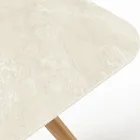 طاولة بقاعدة خشبية وسطح سيراميك كيانكا من أوستوني - إنفينيتي Viadurini