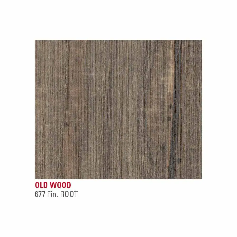 طاولة ذات سطح قابل للتمديد حتى 334 سم بتأثير خشبي، صنع في إيطاليا - بافاريا Viadurini