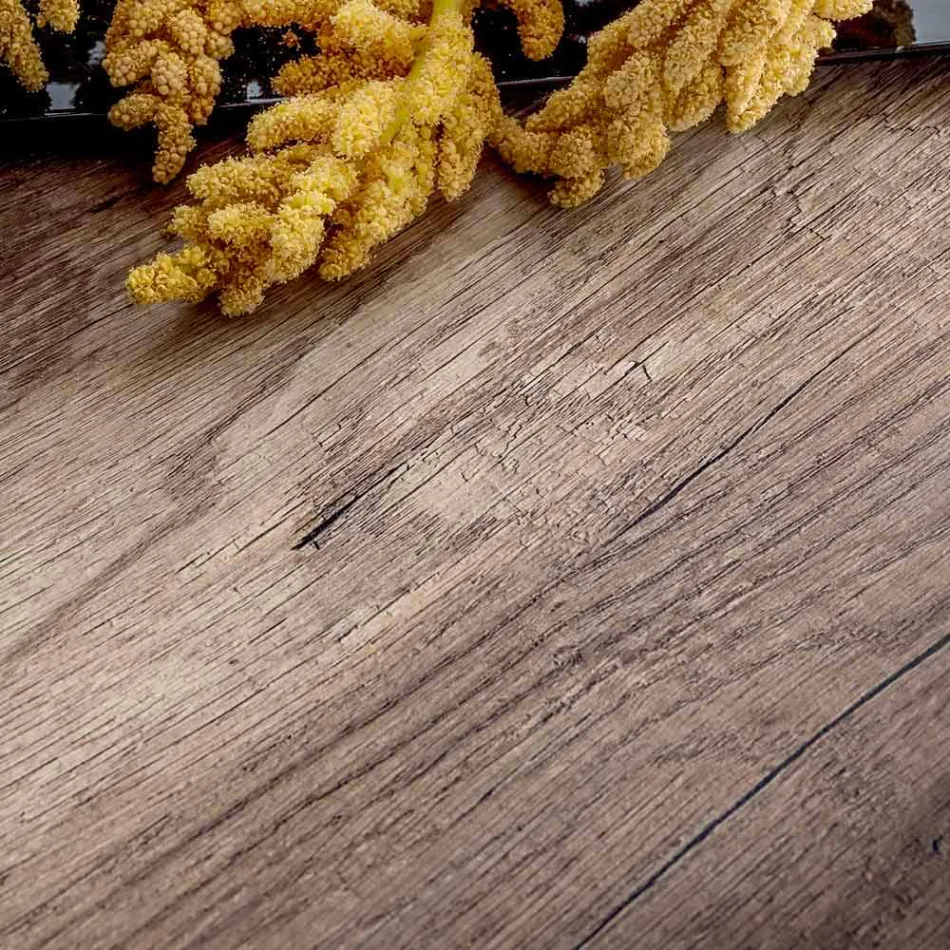 طاولة ذات سطح قابل للتمديد حتى 334 سم بتأثير خشبي، صنع في إيطاليا - بافاريا Viadurini