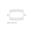 طاولة ذات سطح سيراميكي على شكل برميل وقاعدة فولاذية صنع في إيطاليا - إيزيلينو Viadurini