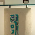 طاولة كونسول حجرية مستطيلة الشكل مع تصميم كريستال سوتر Viadurini