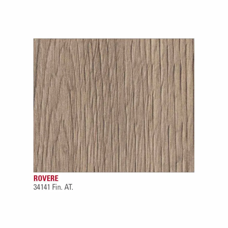 طاولة مطبخ قابلة للتمديد حتى 240 سم بتأثير خشبي، صنع في إيطاليا - مالطي Viadurini