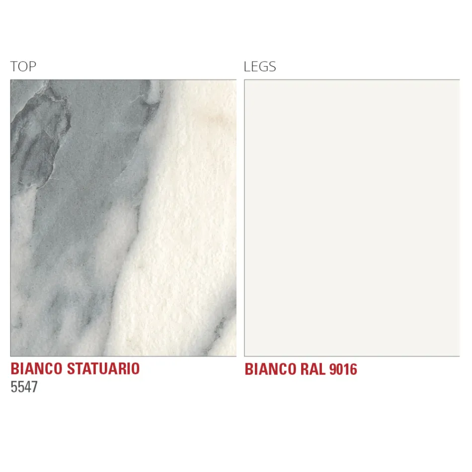 طاولة مطبخ قابلة للتمديد حتى 240 سم من HPL الناعم صنع في إيطاليا - جوبيتر Viadurini