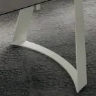 طاولة مطبخ قابلة للتمديد حتى 280 سم بتأثير الرخام، صنع في إيطاليا - بينوكيو Viadurini