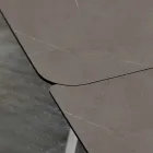 طاولة مطبخ قابلة للتمديد حتى 280 سم بتأثير الرخام، صنع في إيطاليا - بينوكيو Viadurini