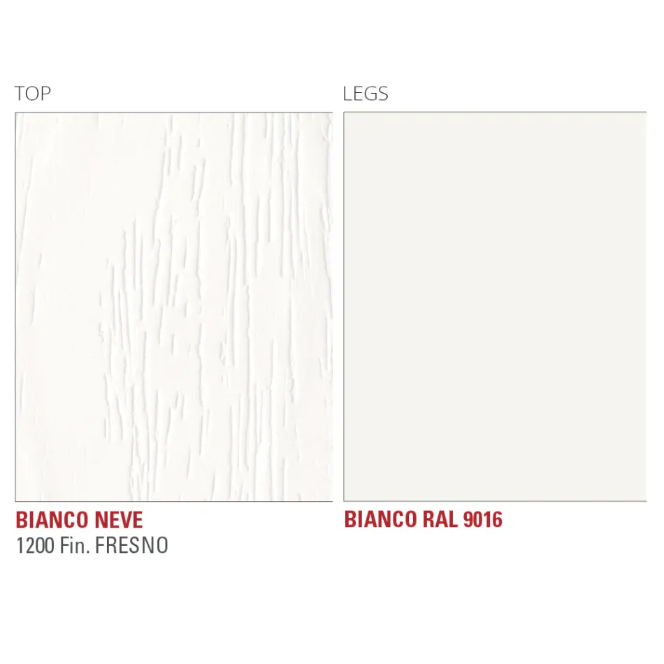 طاولة مطبخ من HPL بقاعدة معدنية فاخرة مصنوعة في إيطاليا - بينوكيو Viadurini