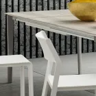 طاولة مطبخ قابلة للتمديد حتى 240 سم من Hpl صنع في إيطاليا - رائعة Viadurini