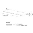 طاولة مطبخ قابلة للتمديد من سيراميك لامينام الفاخر، صنع في إيطاليا - إفيستو Viadurini