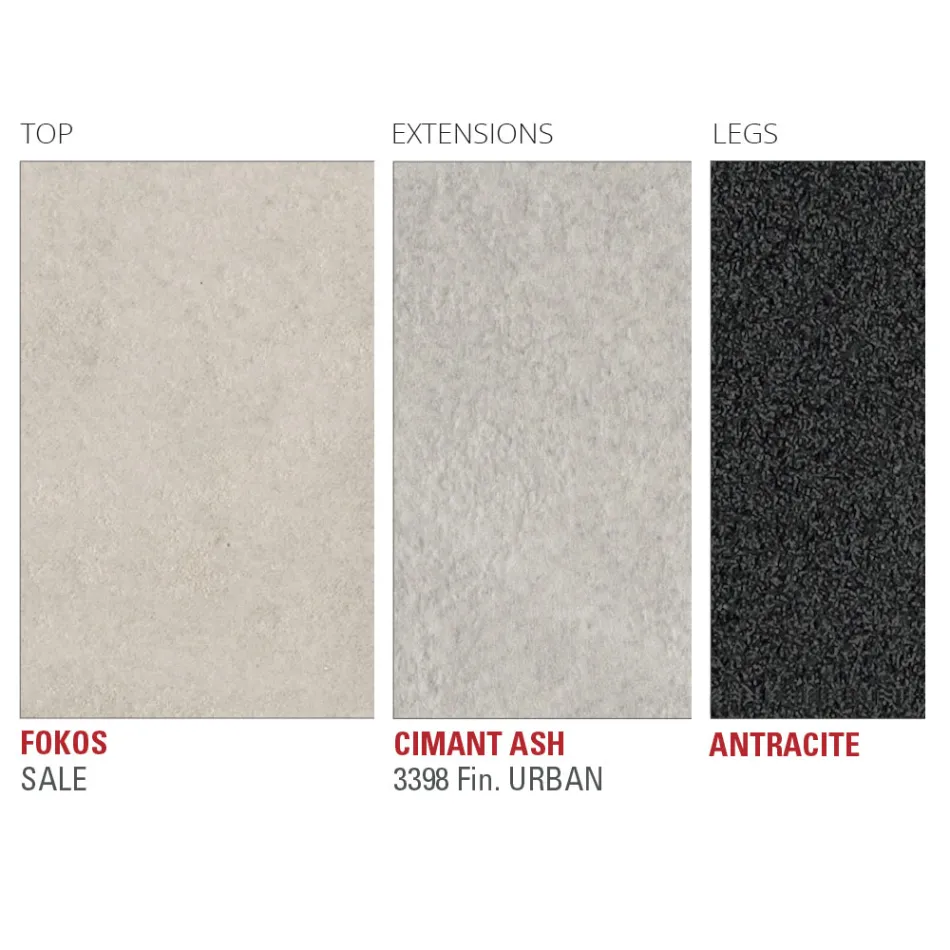 طاولة مطبخ قابلة للتمديد من سيراميك لامينام الفاخر، صنع في إيطاليا - إفيستو Viadurini