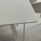 طاولة مطبخ بسطح أسطواني من فينيكس، صنع في إيطاليا، فاخرة - لينغوتو Viadurini