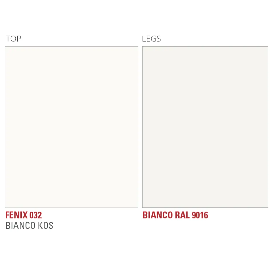 طاولة مطبخ بسطح أسطواني من فينيكس، صنع في إيطاليا، فاخرة - لينغوتو Viadurini