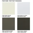 طاولة مطبخ فينيكس قابلة للتمديد حتى 300 سم صنع في إيطاليا - جروتا Viadurini