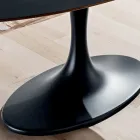 طاولة مطبخ من فينيكس ورخام صناعي مطلي، صنع في إيطاليا - برونتولو Viadurini