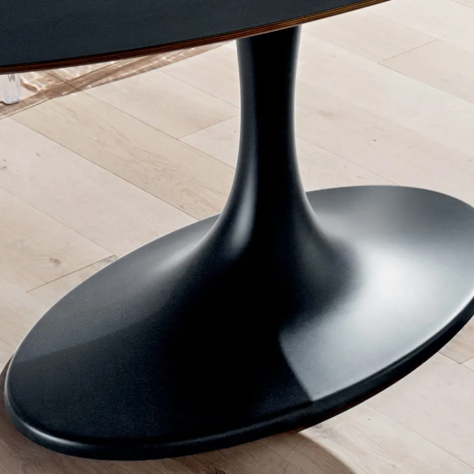 طاولة مطبخ من فينيكس ورخام صناعي مطلي، صنع في إيطاليا - برونتولو Viadurini