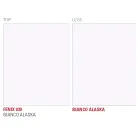 طاولة مطبخ مصنوعة من معدن فينيكس والأبيض عالي الجودة، صنع في إيطاليا - كارلينو Viadurini