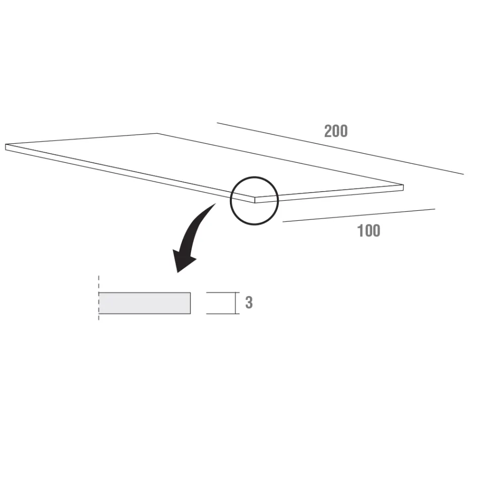 طاولة مطبخ مصنوعة من معدن فينيكس والأبيض عالي الجودة، صنع في إيطاليا - كارلينو Viadurini