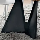 طاولة مطبخ من الخشب والمعدن، صنع في إيطاليا، عالية الجودة - دوتو Viadurini