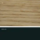 طاولة مطبخ من الخشب الصلب والمعدن، صنع في إيطاليا، فلورا Viadurini