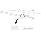 طاولة مطبخ مصنوعة من خشب عالي الجودة منزوع اللحاء، صنع في إيطاليا - بينوكيو Viadurini
