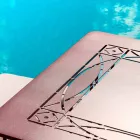 طاولة خارجية حرفية من الحديد المطلي، صنع في إيطاليا - زاجاتو Viadurini